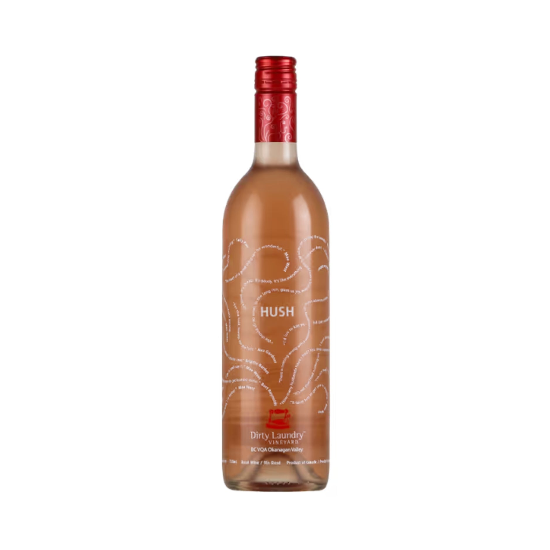 Dirty Laundry Vineyard Hush Rose 750ml (case of 12)