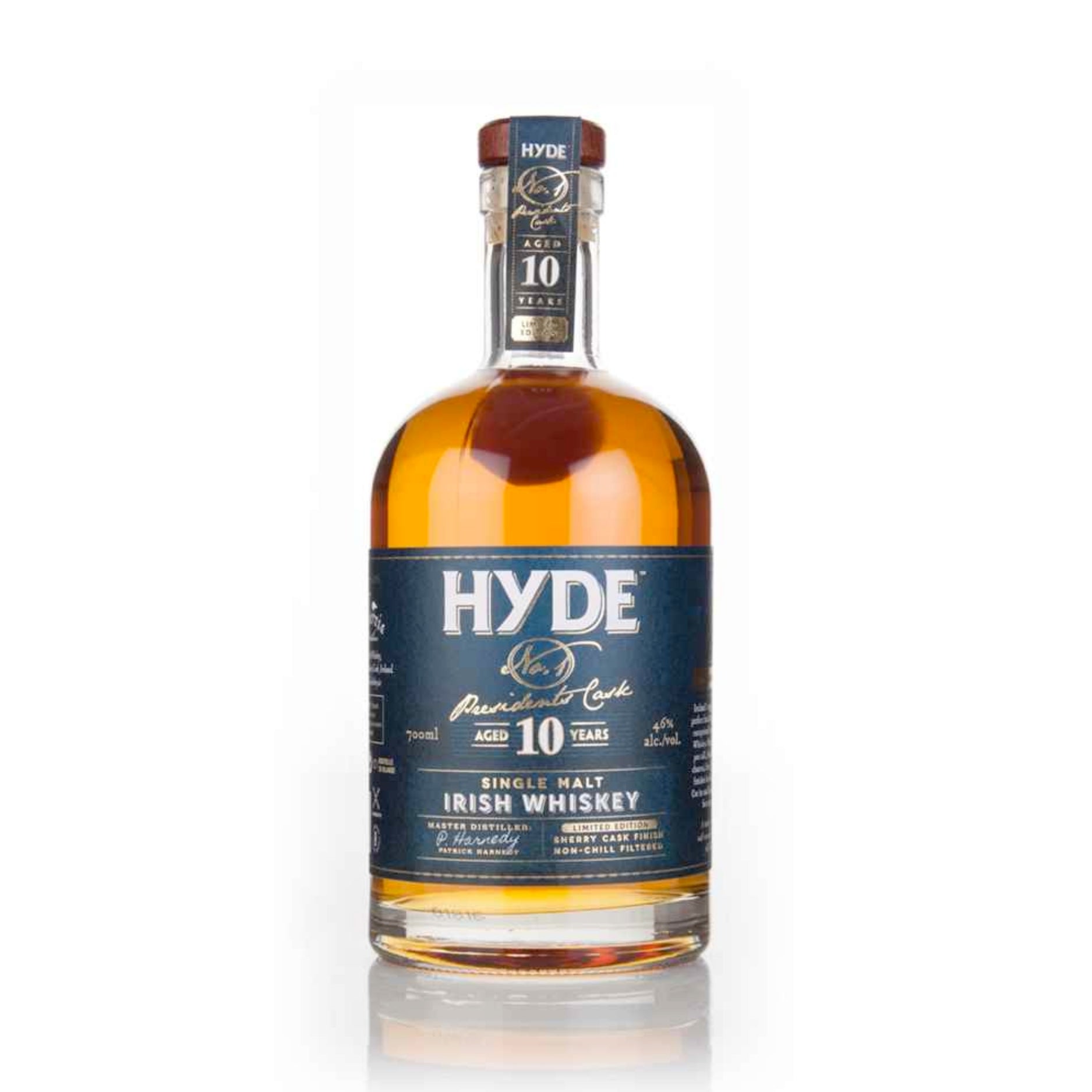 1860 Hyde No. 1 Presidents Cask 10 Year Old Single Malt Irish Whiskey (case of 6)